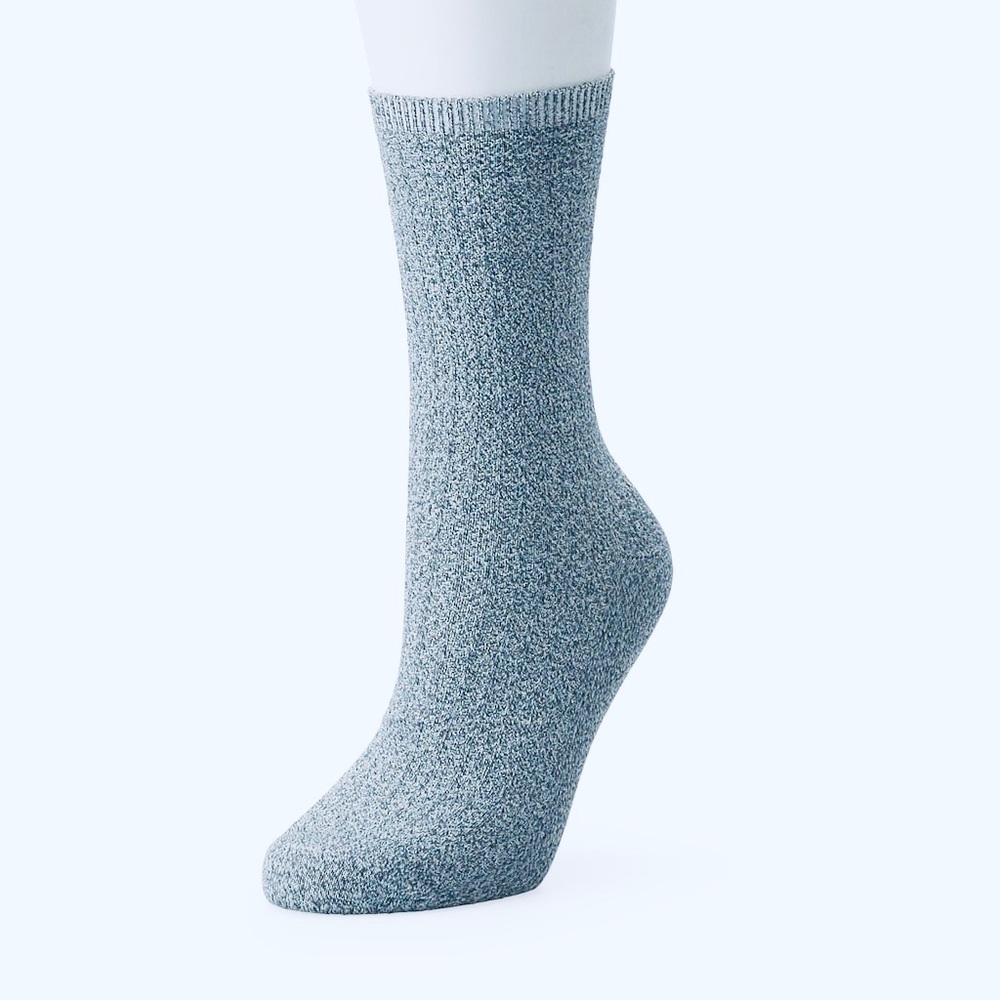 2pr CimateRight Plushfill Crew Socks - Picture 3 of 5